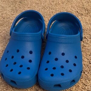 Kids Blue Crocs size J2